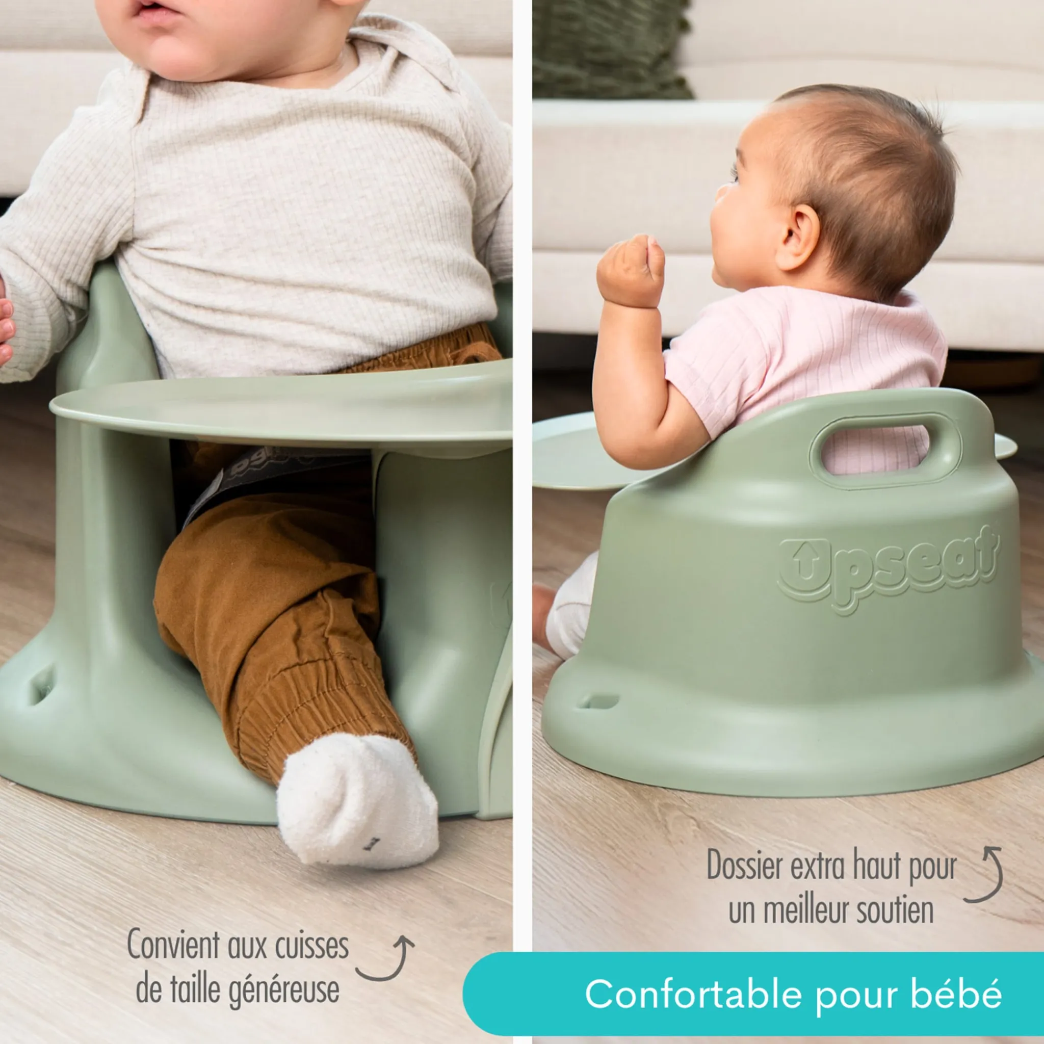 Upseat High Chairs & Booster Seats|High Chairs & Booster Seats>Floor Booster - Sage