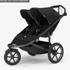 Kids Thule Urban Glide 3 Double Stroller with Magnetic Buckle