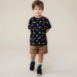 Kids/BOY Nano Tops>Vacation Printed T-shirt 2-12