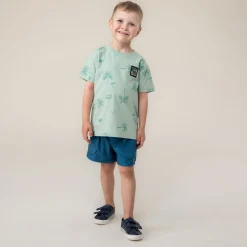 Kids/BOY Nano Tops>Vacation Printed T-shirt 2-12
