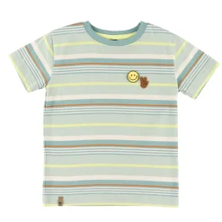 Kids/BOY Nano Tops>Vacation Striped T-shirt 2-12