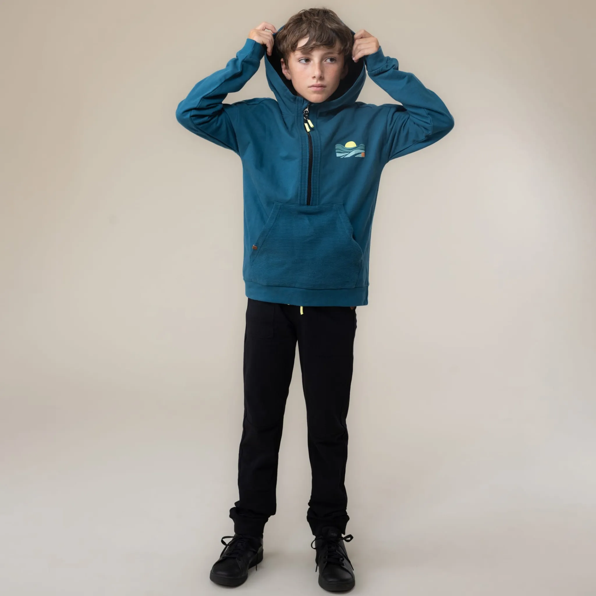Kids/BOY Nano Fleeces And Sweatshirts|Tops>Vacation Zip Hoodie 2-12