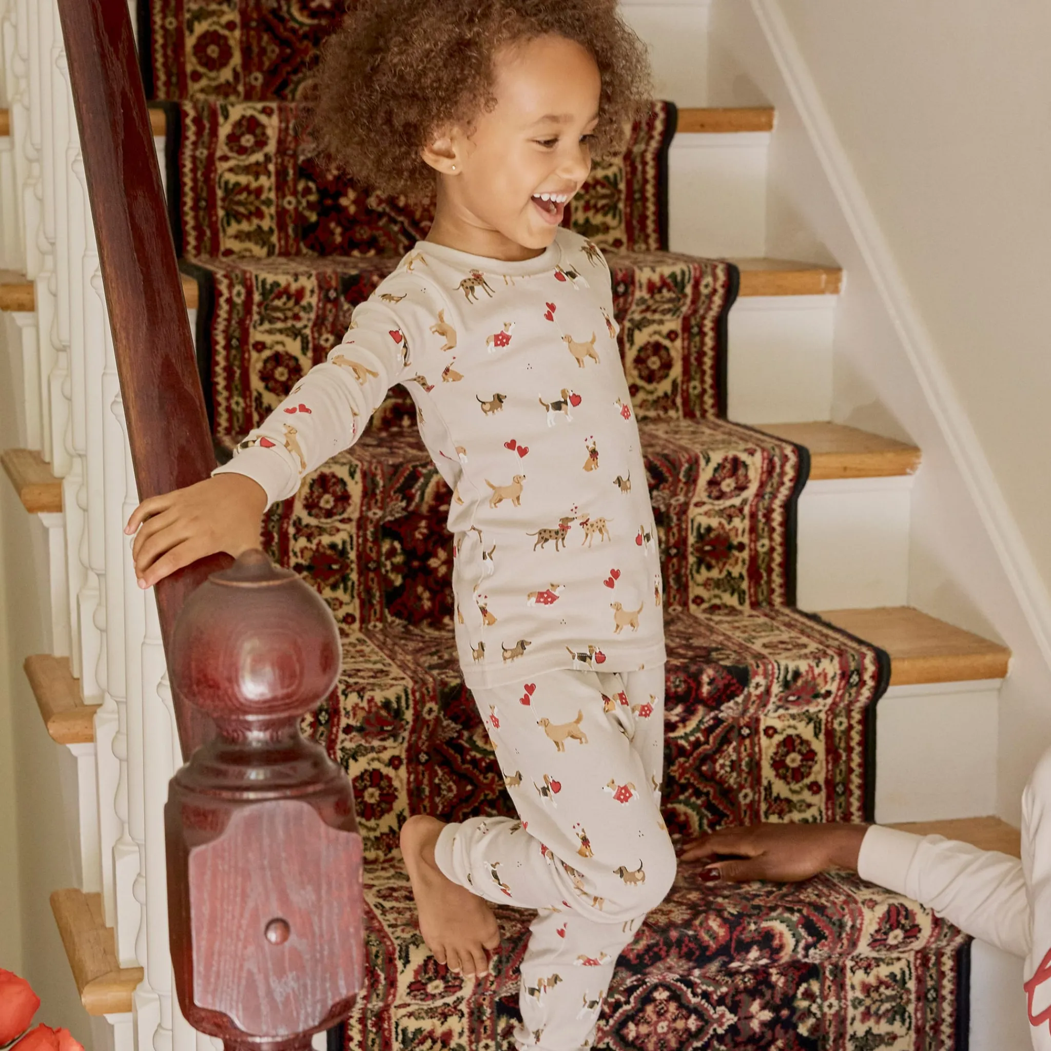 Kids/BOY Petit Lem Pajamas & Bathrobes|Pajamas & Bathrobes>Valentine Dog Pajamas 2-7y
