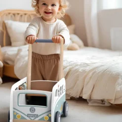 Kids Speedy Monkey Wooden Toys|Walkers>Van Multi-activity Walker