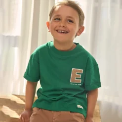 Kids/BOY En Fant Tops>Varsity T-shirt 3-10