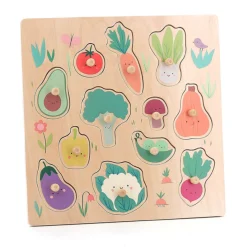 Kids Vilac Vegetables Peg Puzzle