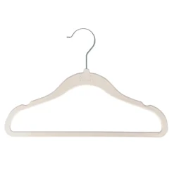 3 Sprouts Velvet Hanger (15) - Cream