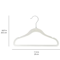 3 Sprouts Velvet Hanger (15) - Seafoam