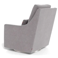 Monte Vera Rocking and Swivel Chair - Pebble Grey / Steel