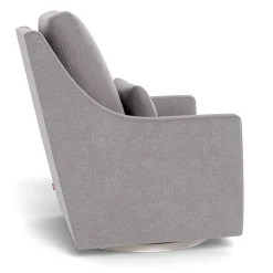 Monte Vera Rocking and Swivel Chair - Pebble Grey / Steel