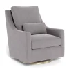 Monte Gliders & Rocking Chairs|Gliders & Rocking Chairs>Vera Rocking and Swivel Chair - Pepper Grey / Gold