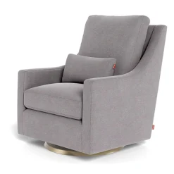 Monte Gliders & Rocking Chairs|Gliders & Rocking Chairs>Vera Rocking and Swivel Chair - Pepper Grey / Gold