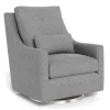 Monte Vera Rocking and Swivel Chair - Pepper Grey / Steel