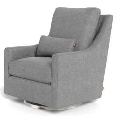 Monte Vera Rocking and Swivel Chair - Pepper Grey / Steel