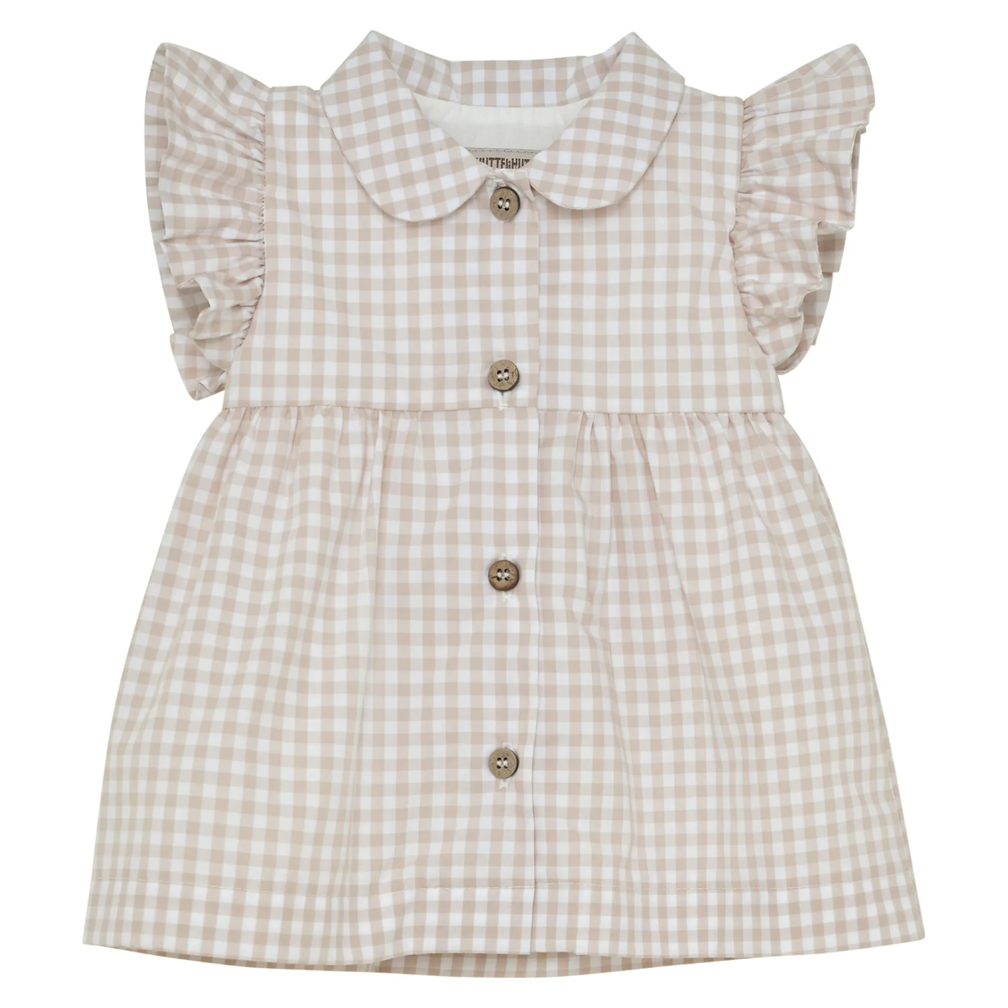 Huttelihut Vichy Woven Dress 3-24m