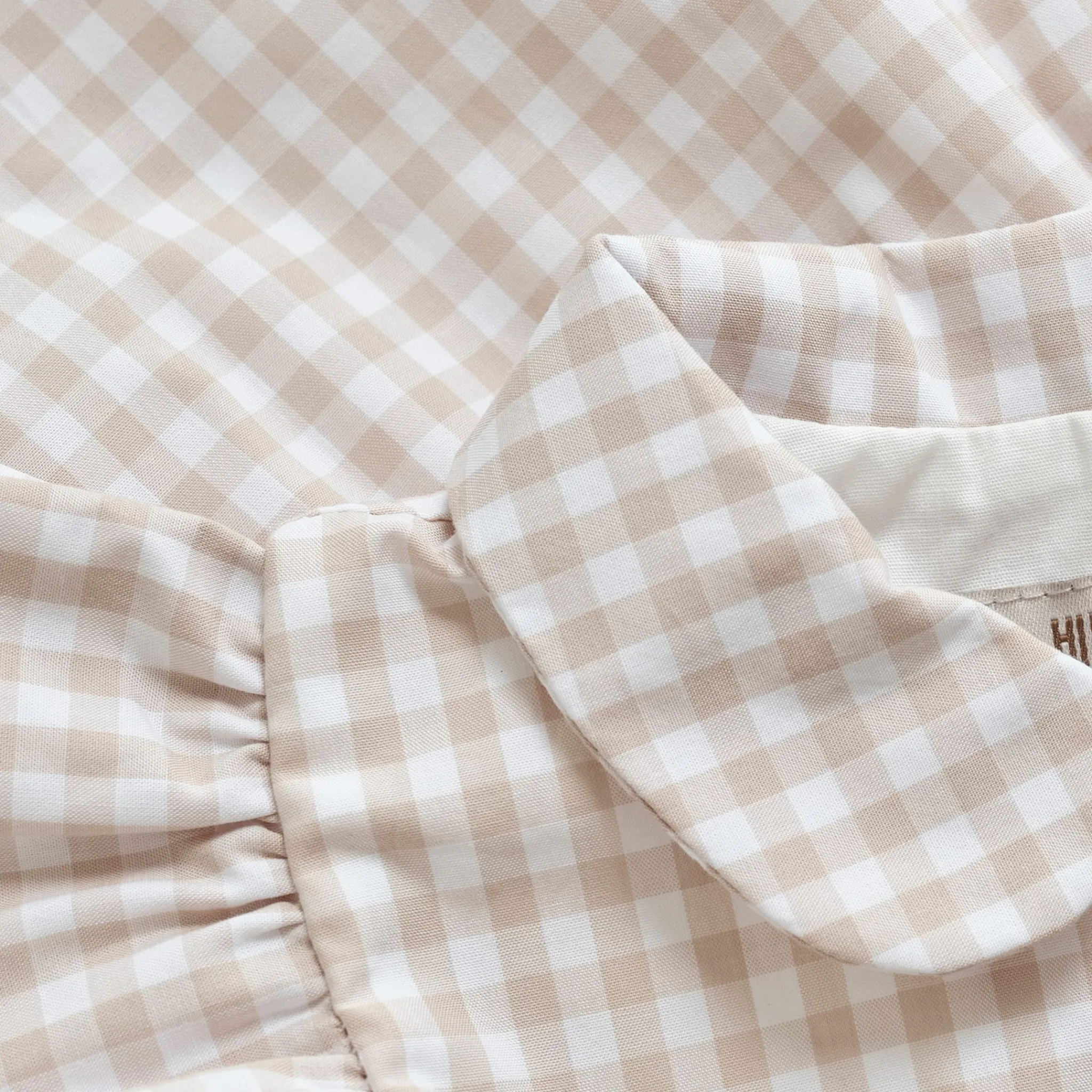 Huttelihut Vichy Woven Dress 3-24m
