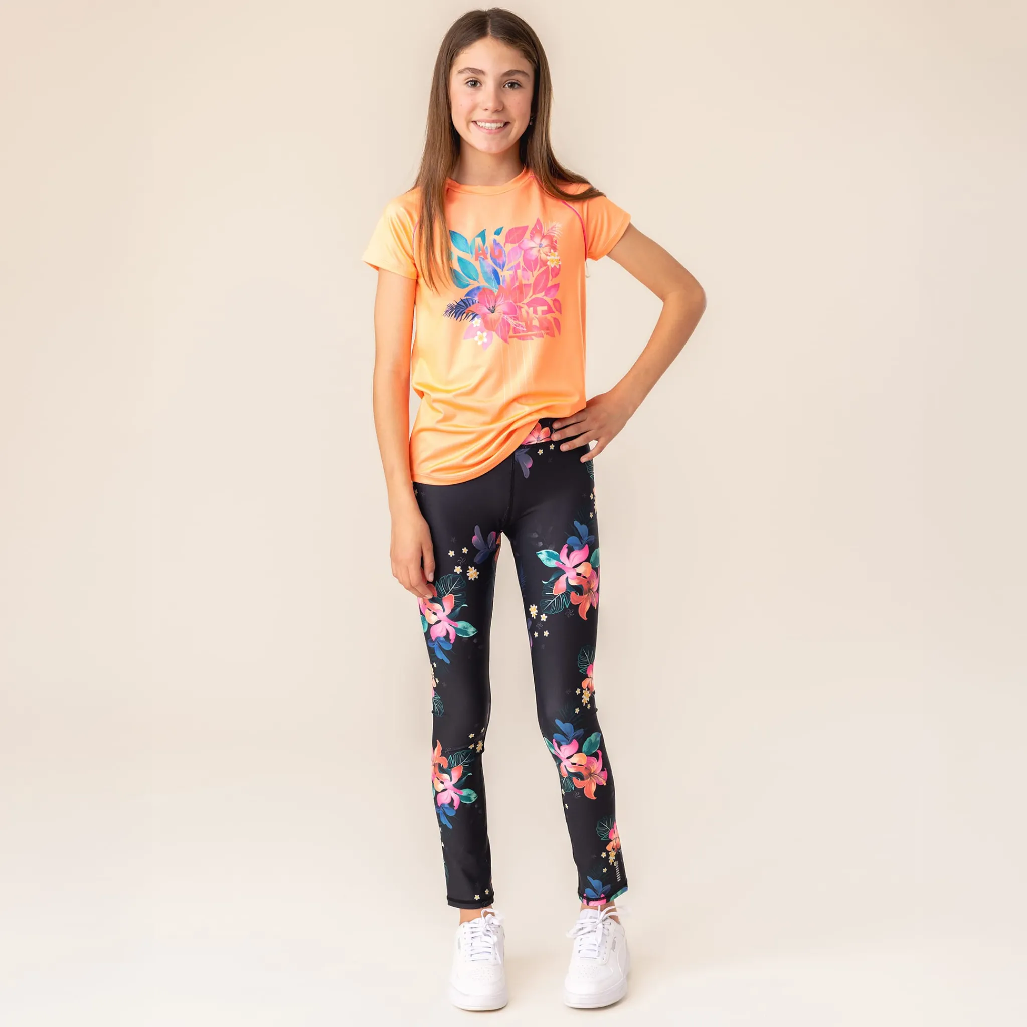 Kids Nano Vitamin Printed Legging 4-12
