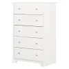 South Shore Vito 5-Drawer Chest - Pure White