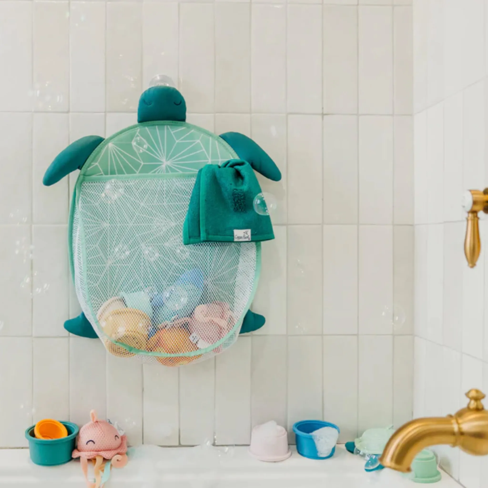 Copper Pearl Bath Accessories>Wade Bath Toy Organizer