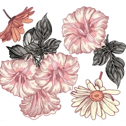 Clement - Impressions Wall Decals - Flowers