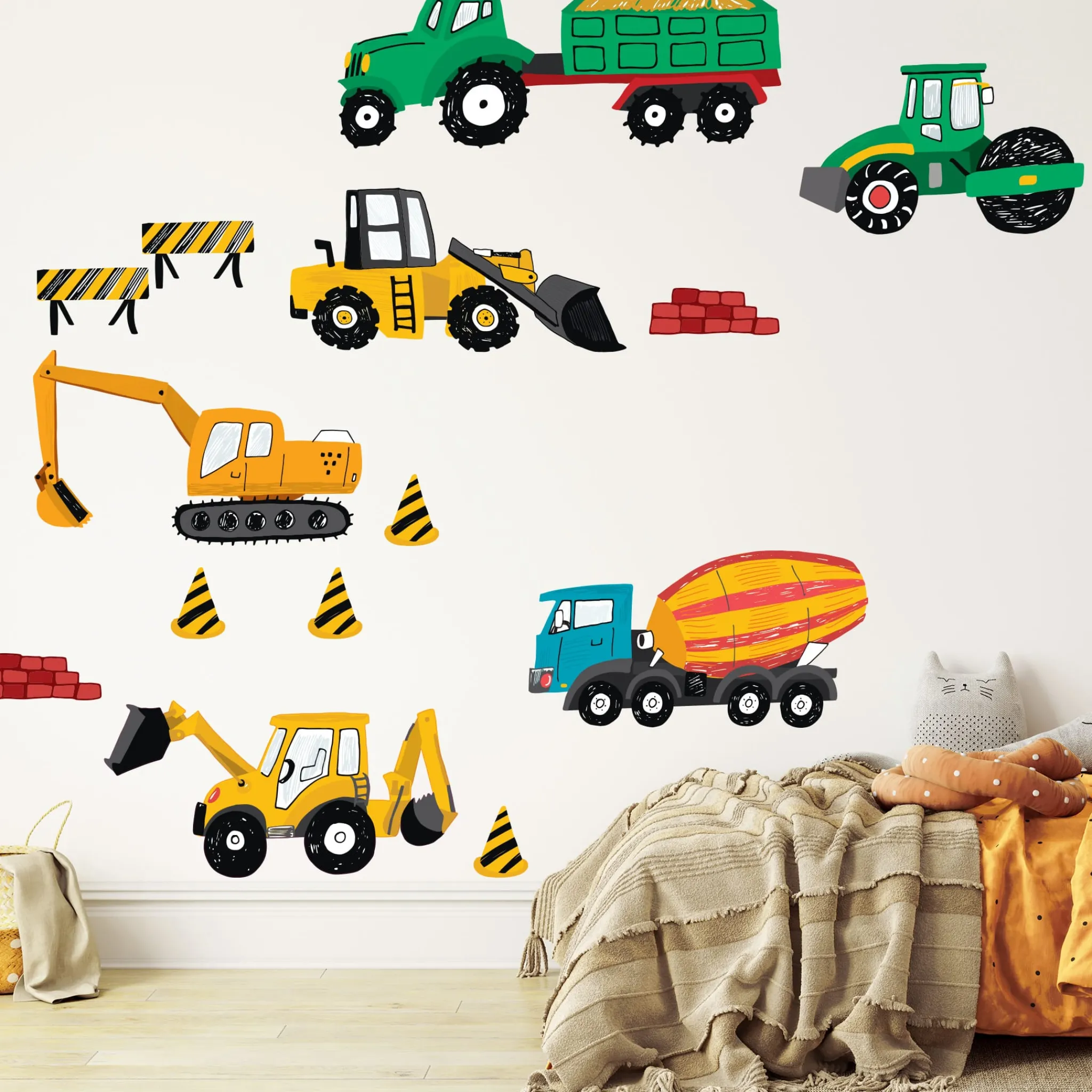 Clement - Impressions Wall Decals|Wall Decorations>Wall Stickers - Construction