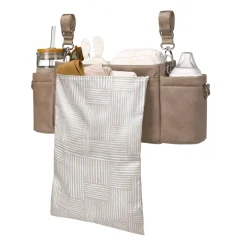 Petunia Pickle Bottom Wander Caddy Deluxe - Vison