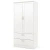 South Shore Wardrobe Armoire - Acapella Pure White