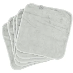 Kids La Petite Ourse Washable Wipes Set of 5 - Gray