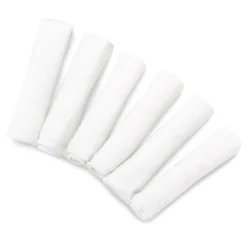 Kids Kushies Towels & Wipes|Towels & Wipes>Washcloths (6) - White