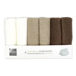 Kids Kushies Towels & Wipes|Towels & Wipes>Washcloths (6)bamboo Oxford