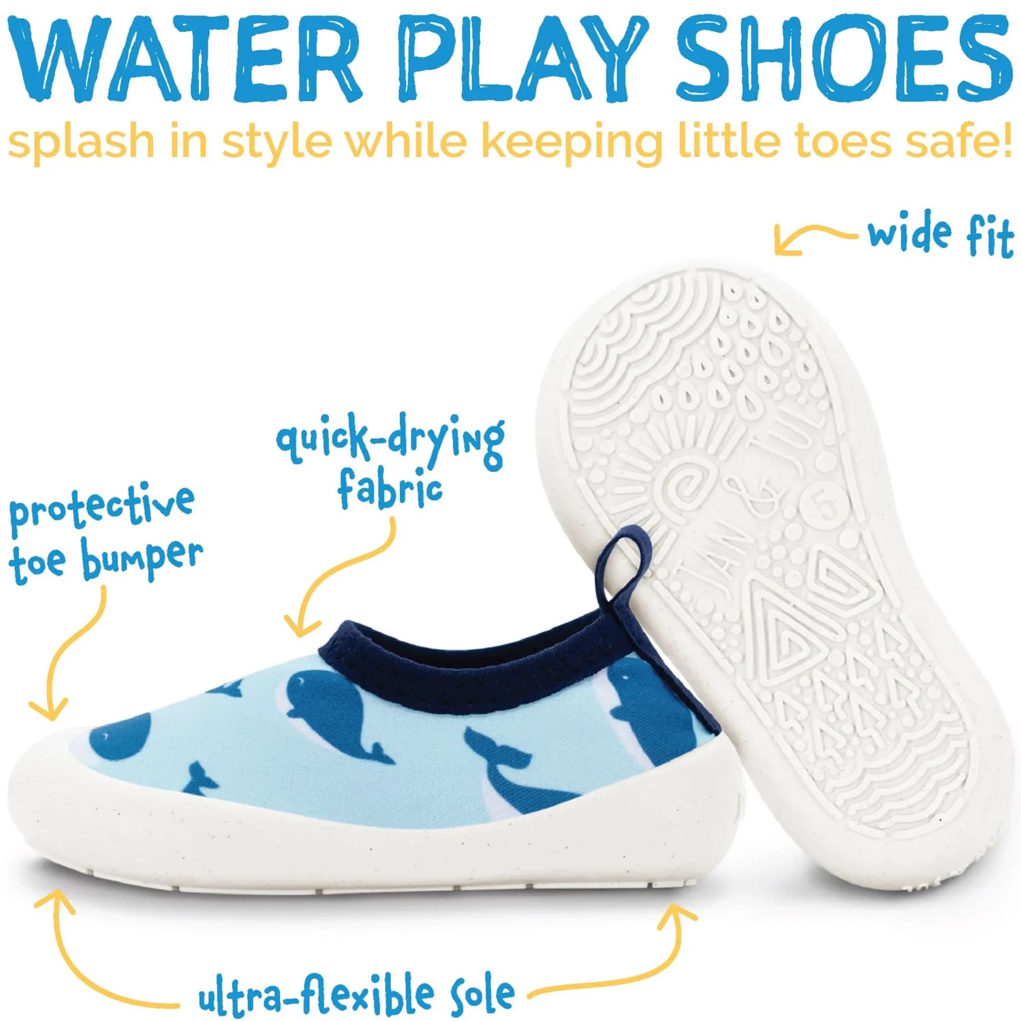Jan n Jul Sandals|Sandals>Water Play Shoes 4-10