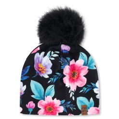 Kids Deux par Deux Watercolor Flowers Hat 2-14