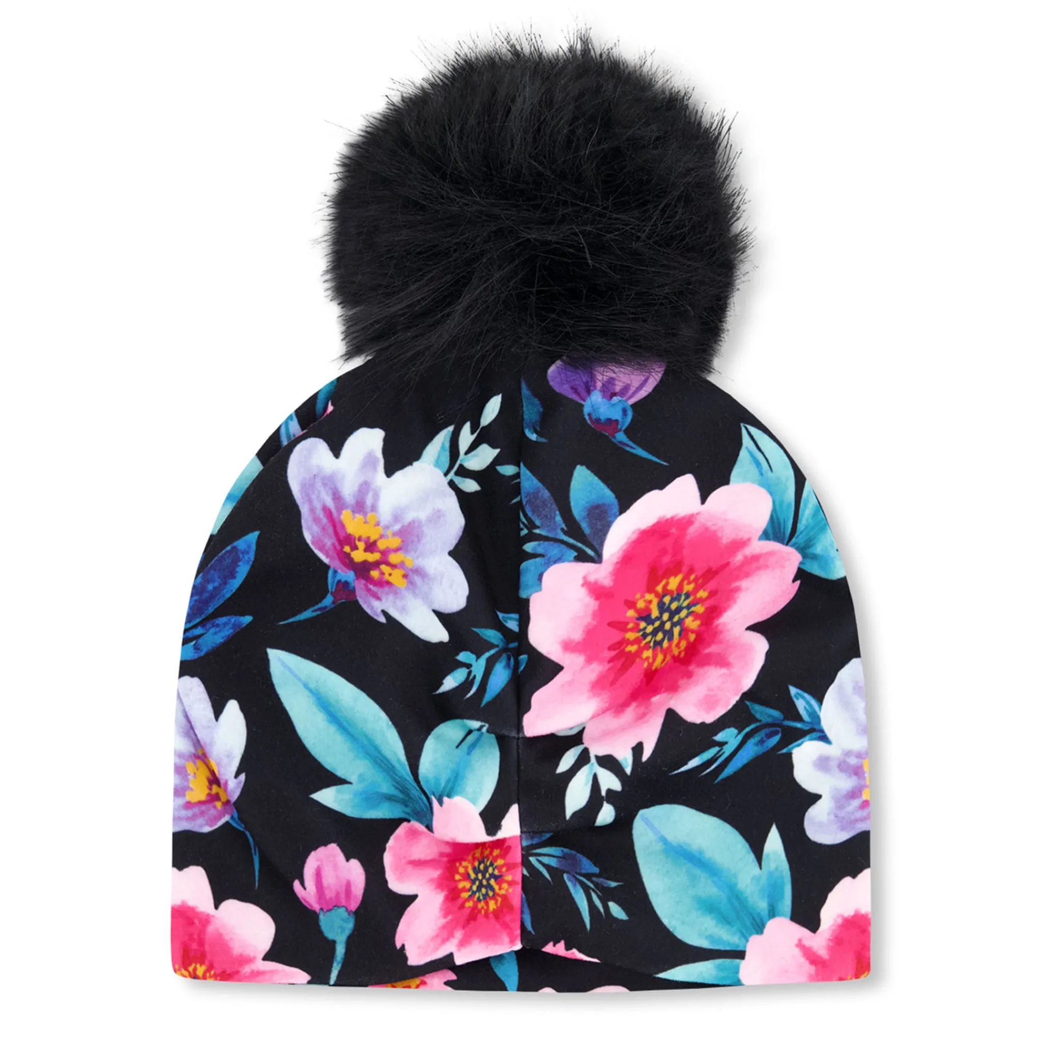 Kids Deux par Deux Watercolor Flowers Hat 2-14