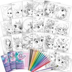 Kids Amuze Watercoloring Book Set