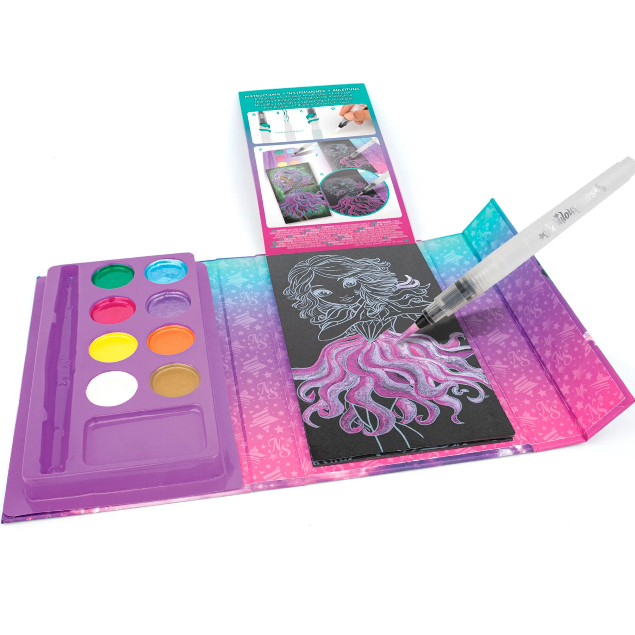 Kids Amuze Diy & Activities>Watercolor-To-Go Nebulous Star