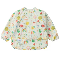 Kids Loulou Lollipop Waterproof Bib Alphabet Smiles