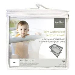 Kids Kushies Sheets|Bedding>Waterproof Playen Cover-Grey