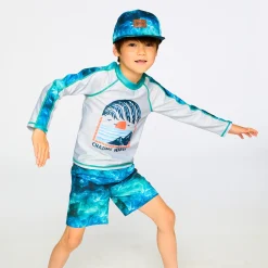 Kids/BOY Deux par Deux Swimsuits>Waves Swim Short 2-6