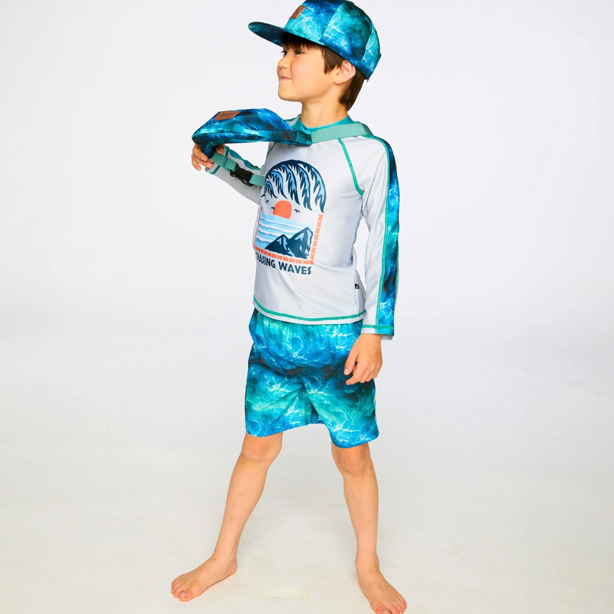 Kids/BOY Deux par Deux Swimsuits>Waves Swim Short 2-6
