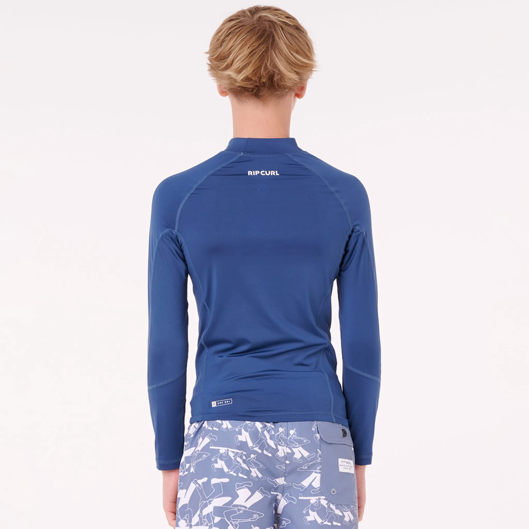 Kids/BOY Rip Curl Swimsuits>Waves Upf Rashguard 8-14