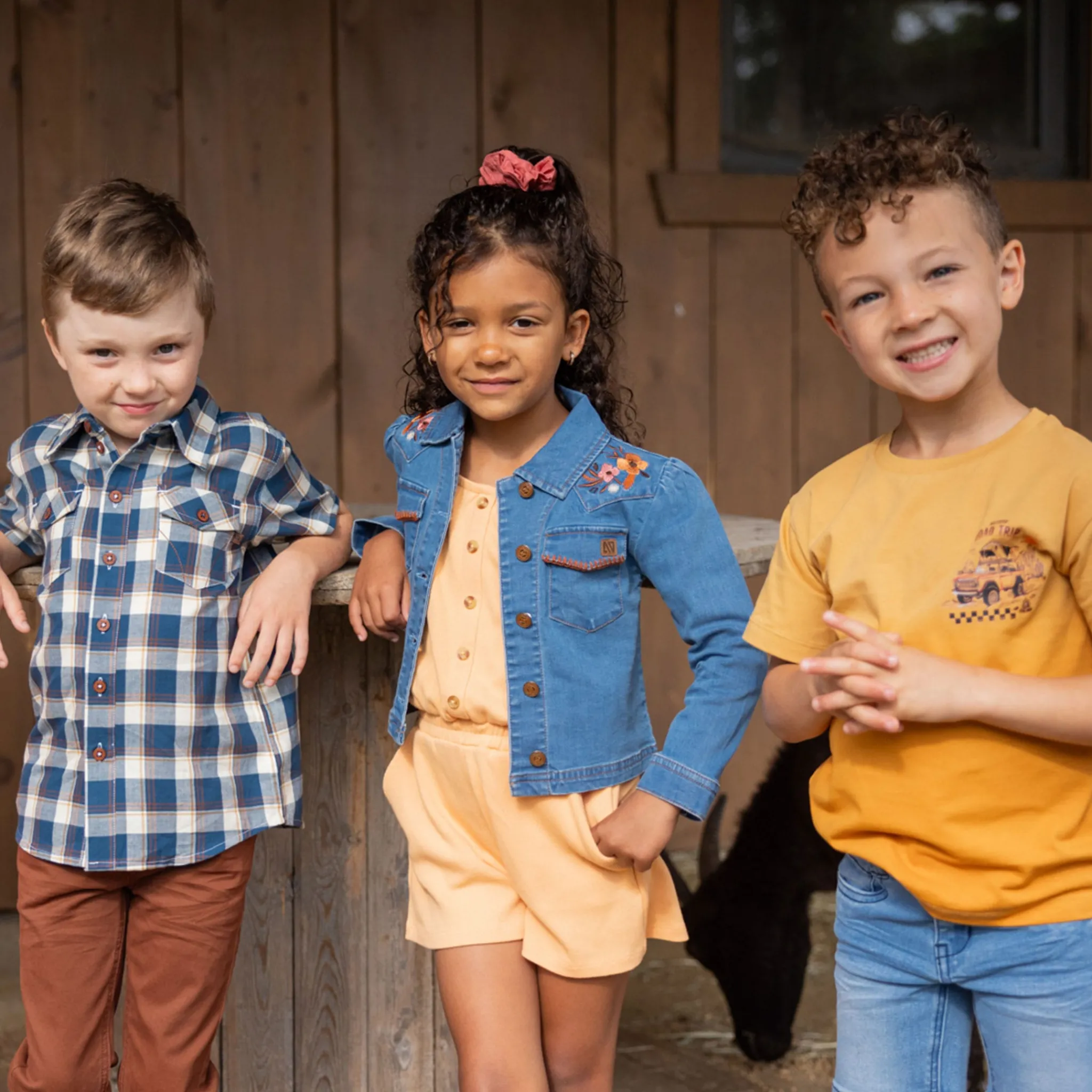 Kids/BOY Nano West Plaid Shirt 2-12
