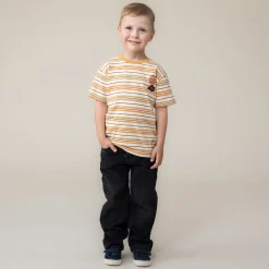 Kids/BOY Nano Tops>West Striped T-shirt 2-12