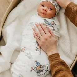 Kids Copper Pearl Wester/Boone-Swaddle Blanket