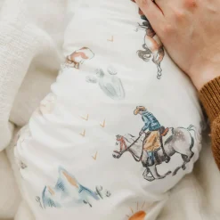 Kids Copper Pearl Wester/Boone-Swaddle Blanket