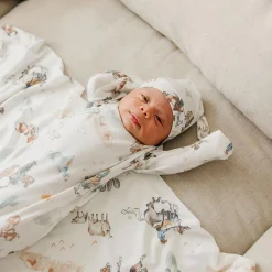 Kids Copper Pearl Wester/Boone-Swaddle Blanket