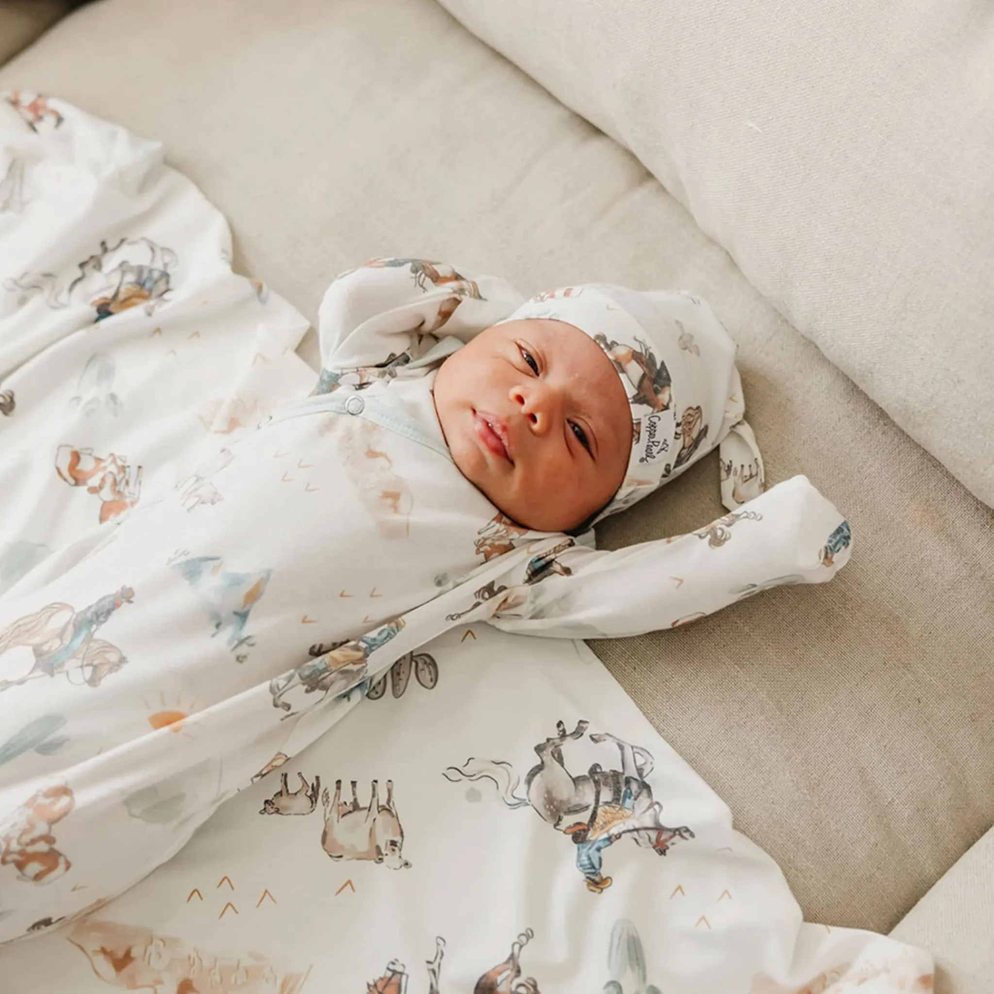 Kids Copper Pearl Wester/Boone-Swaddle Blanket
