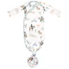 Copper Pearl Pajamas|Sleep Bags>Western Boone-Knotted Gown 0m