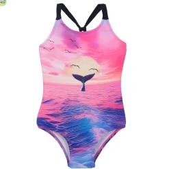 Kids Nano Swimsuits>Whale Swimsuit 2-14y