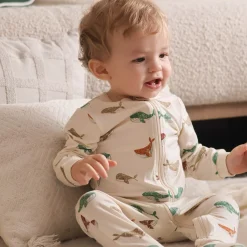 BOY Origami Whales Modal Pajamas 0-30m