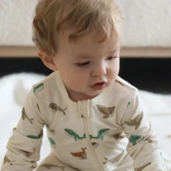 BOY Origami Whales Modal Pajamas 0-30m